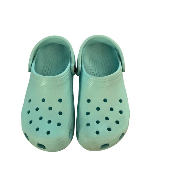 CROCS Shoes - Crocs Light Blue Clogs Size 9 Slip-On Casual Shoes teal